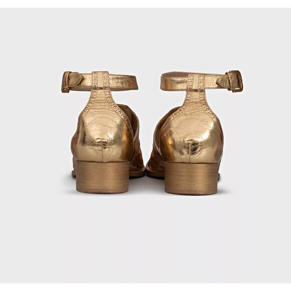 Chanel CC Logo Calfskin & Suede Oxfords Sz. 40.5 - Picture 4 of 5